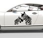 Preview: 46191 Zebra Duo Aufkleber